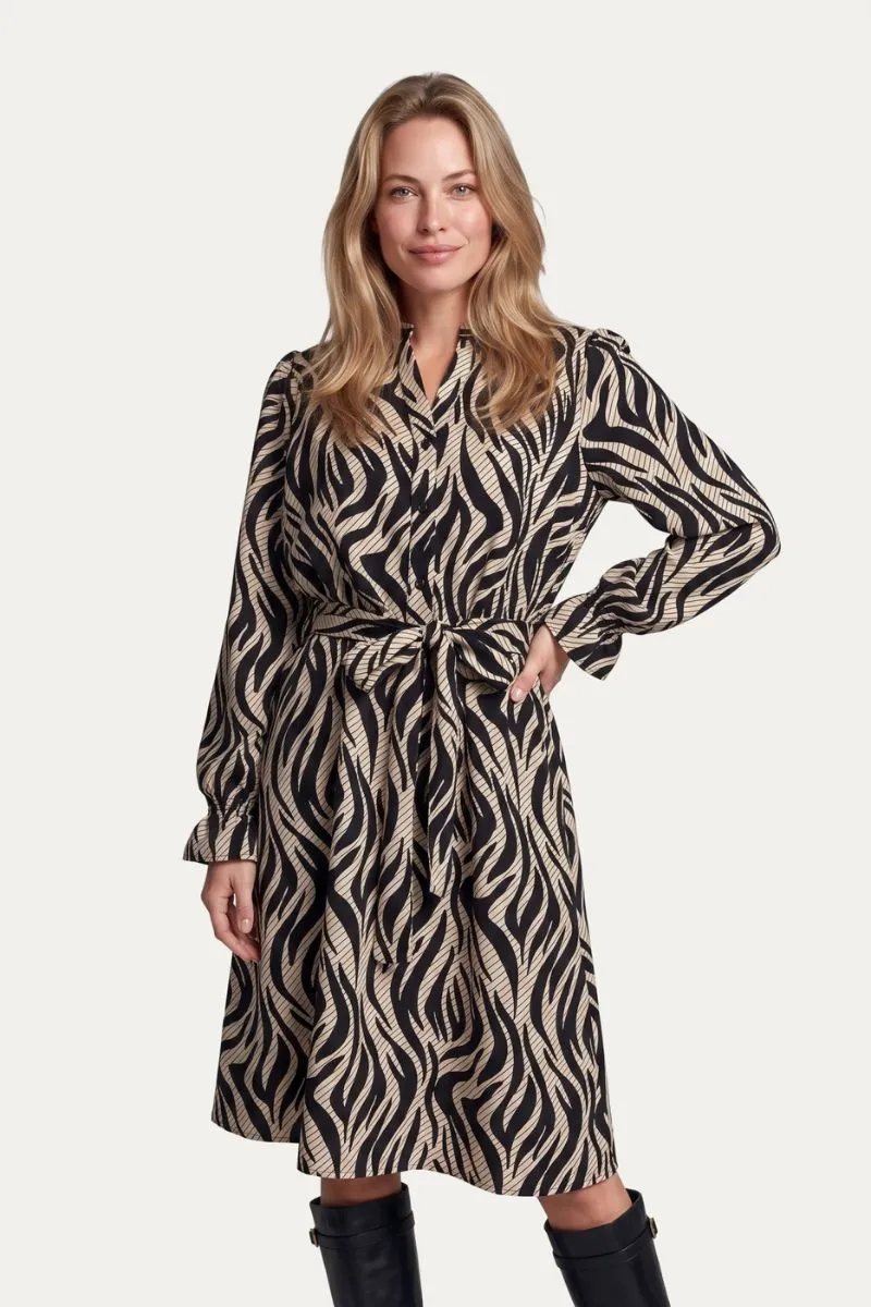 G-maxx Sedona Dress, sand/black damesjurk